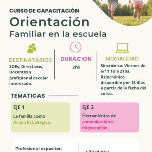 orientación familiar en la escuela